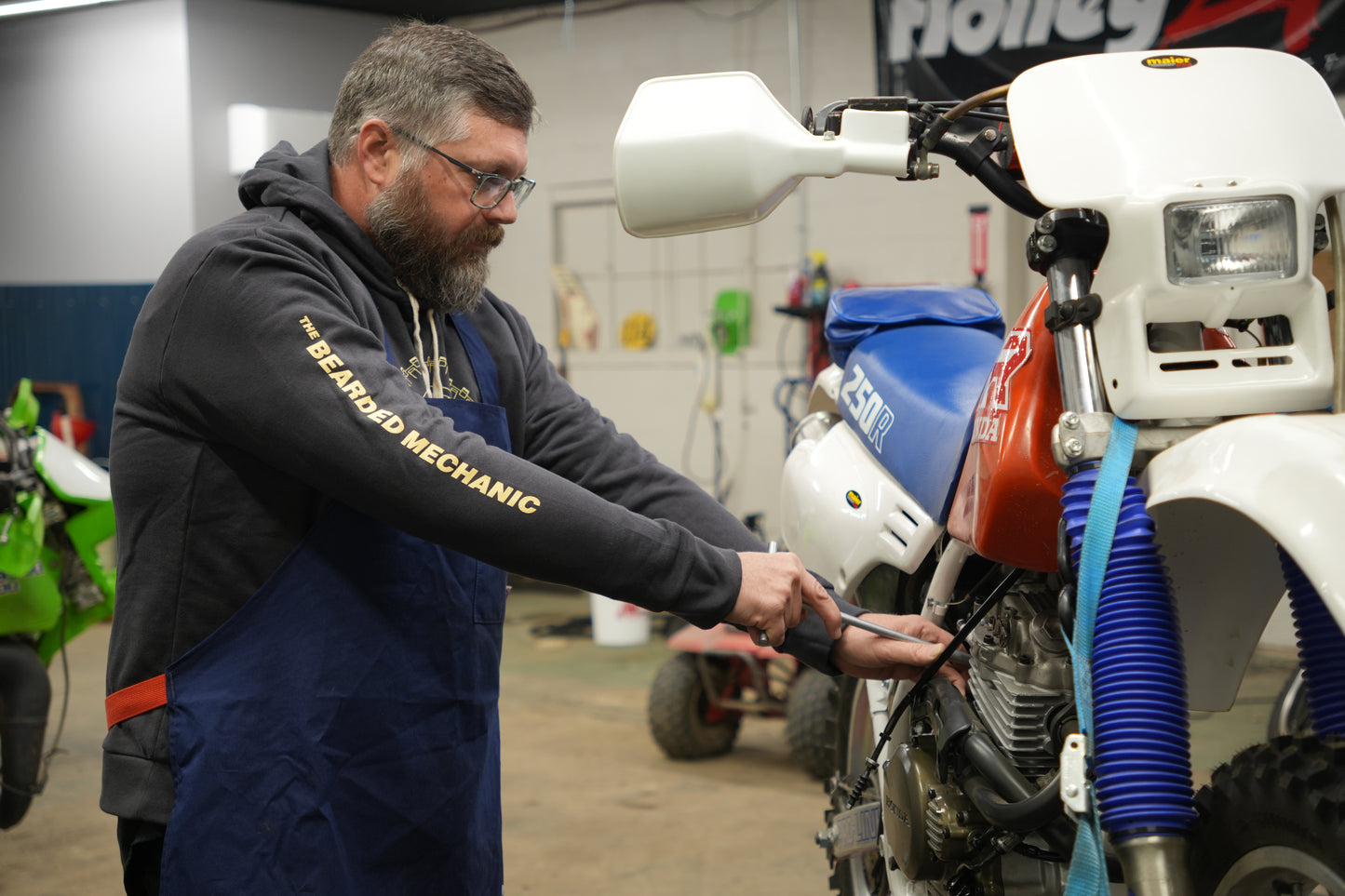 *NEW* Bearded Mechanic Tire Hoodie