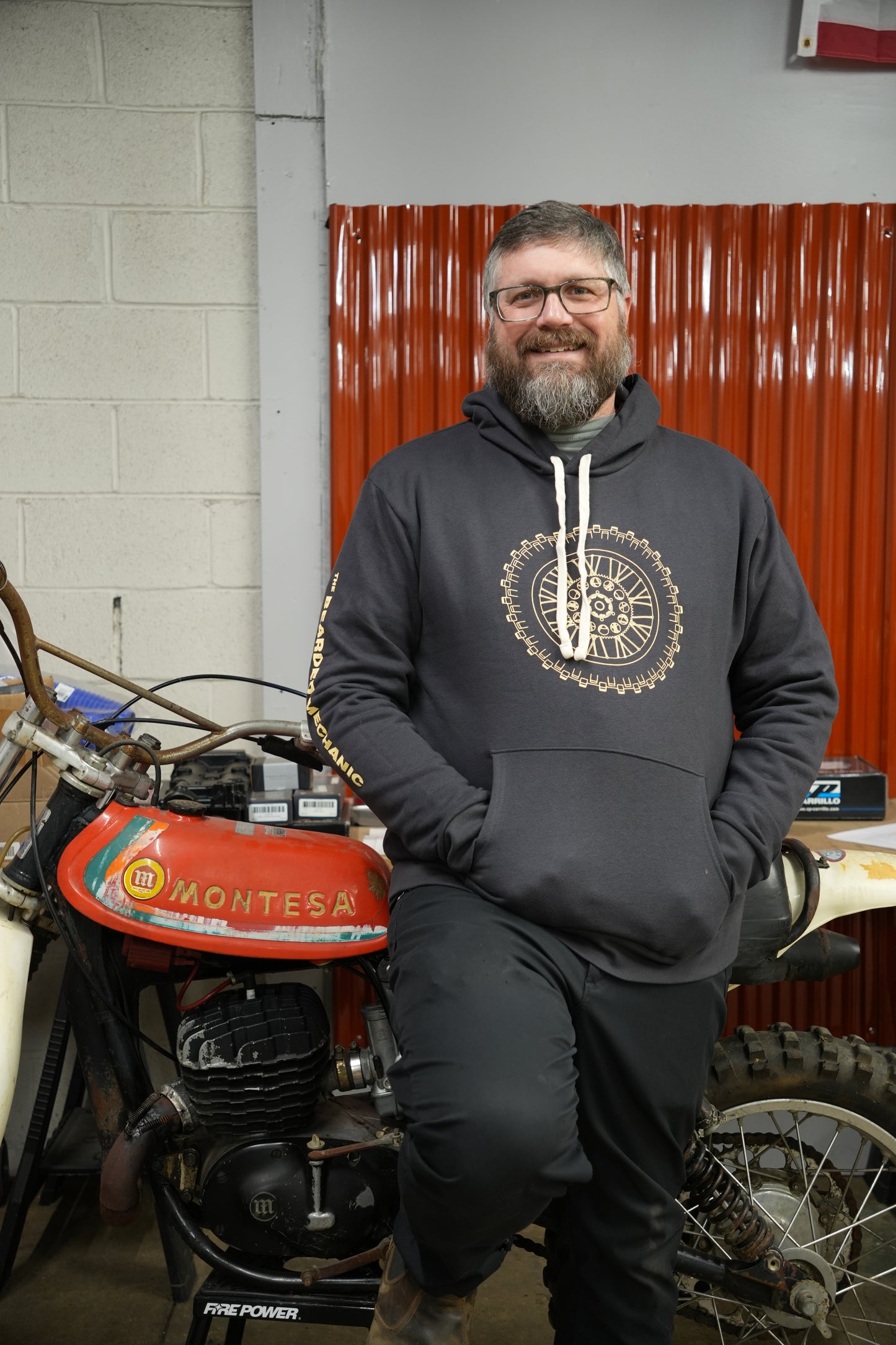*NEW* Bearded Mechanic Tire Hoodie