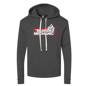 Bearded Mechanic Gray Hoodie